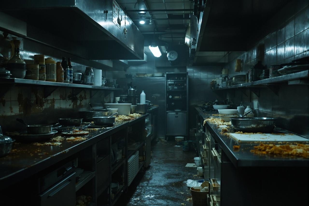 51吃热搜 - 某网红打卡地被曝食品安全问题，后厨蟑螂乱爬画面触目惊心